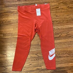 Nike Kids Vibrant Red Leggings
